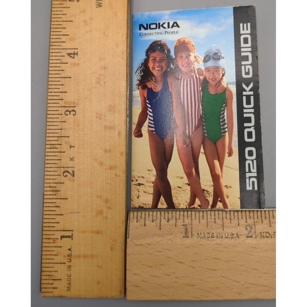 Nokia 5120 Product Quick Guide Advertising Collectible Ephemera Mobile Phone - Picture 6 of 7